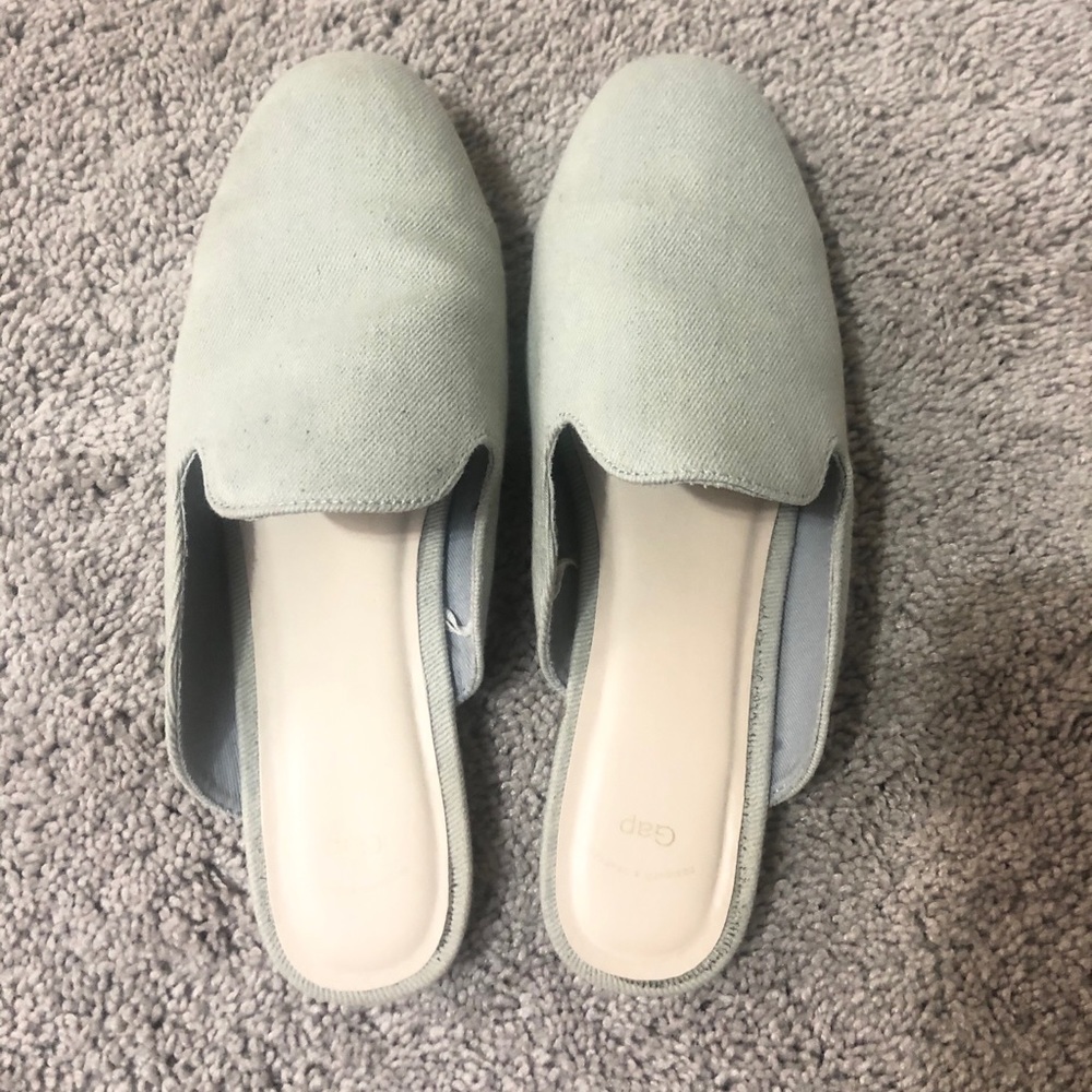 Backless flats size 8